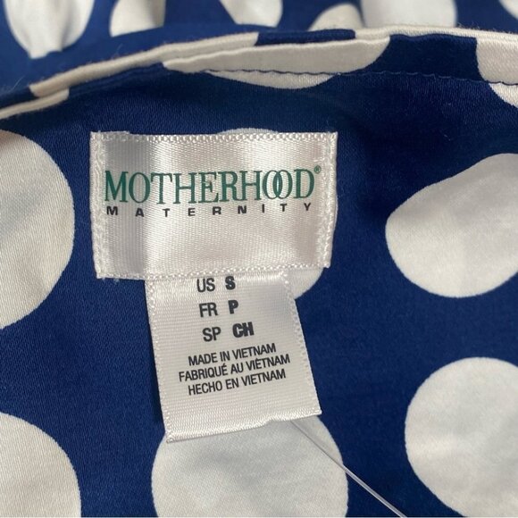 NWT Motherhood Maternity Polka Dot Dress - Picture 3 of 4